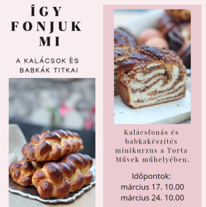 Kalácsfonás tanfolyam