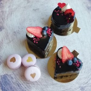 Minitorta csokoládémousse torta- SZÍV